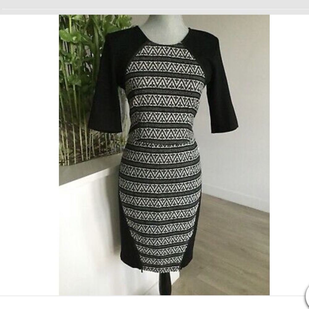 NWOT Rachel Rachel Roy Tribal Sheath Dress Size 2